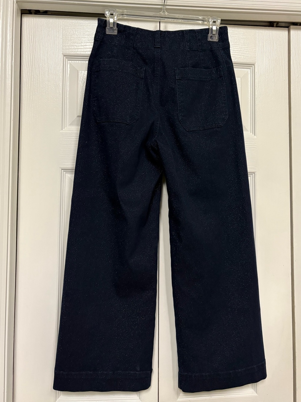 Maeve Sparkle Indigo Wide Leg Jeans - Picture 4 of 13